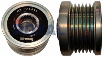 POLEA ALTERNADOR ROYALTEK PEUGEOT 206 1.6 207 1.6 / CITROEN C3 1.4 BERLINGO 1.4I 1.6 C3 1.6 / DIAMETRO INTERNO 49.3 / DIAMETRO EXTERNO 54.8 / ALTURA 41.8 / 6 CANALES --- OEM F560968 5587